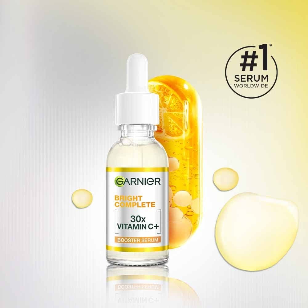 Garnier Bright Complete Vitamin C + Face Serum bottle